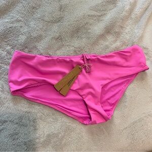 SKIMS Bright Pink Bikini Bottoms
